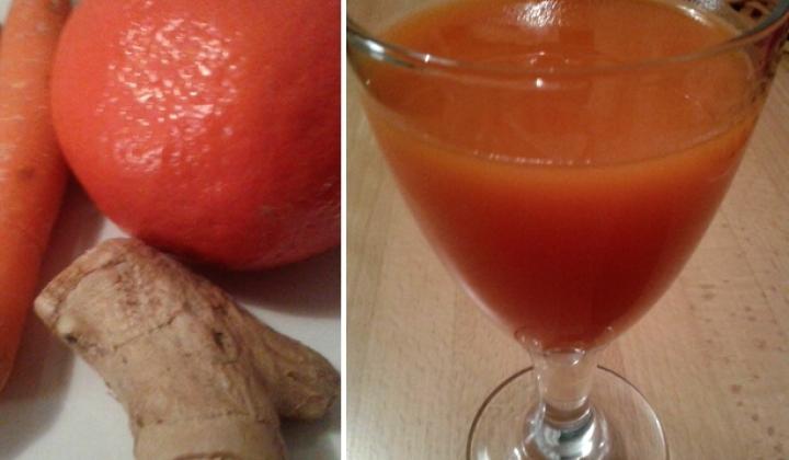 Jak připravit mrkvový koktejl s pomerančem a zázvorem | recept
