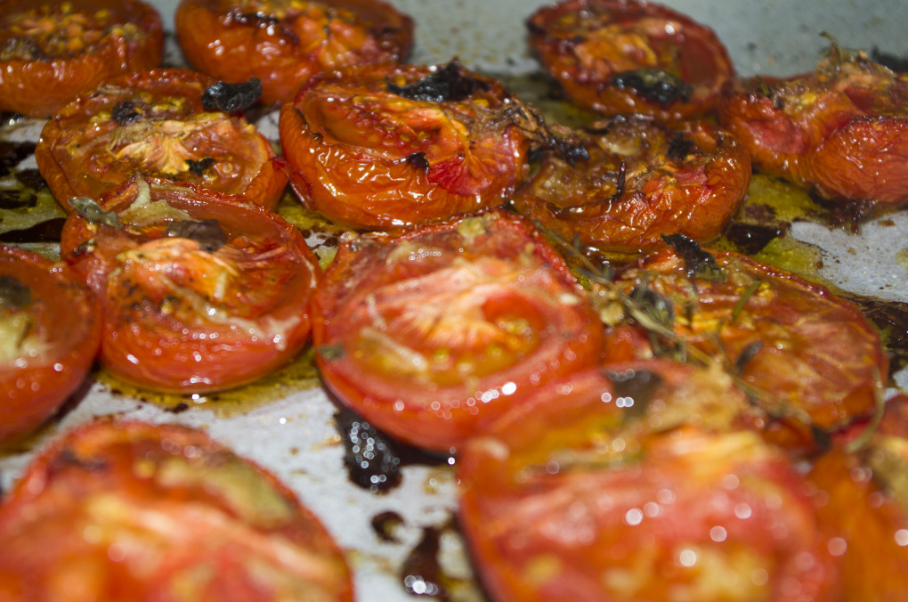 Jak zavařit pečená rajčata?