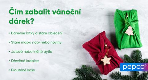 Infografika Pepco: Jak zabalit vánoční dárek