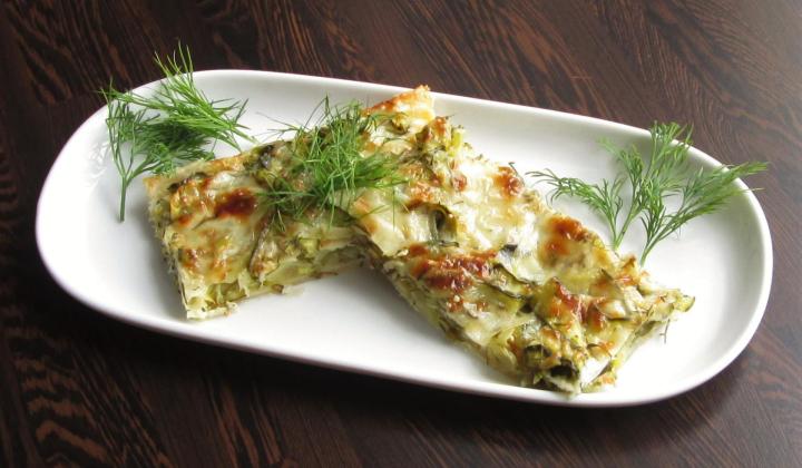 Jak upéct listový koláč s marinovanou cuketou a koprem | recept Jak upéct listový koláč s marinovanou cuketou a koprem | recept