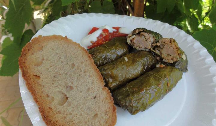 Jak připravit plněné vinné listy (dolmades) | recept řecké kuchyně