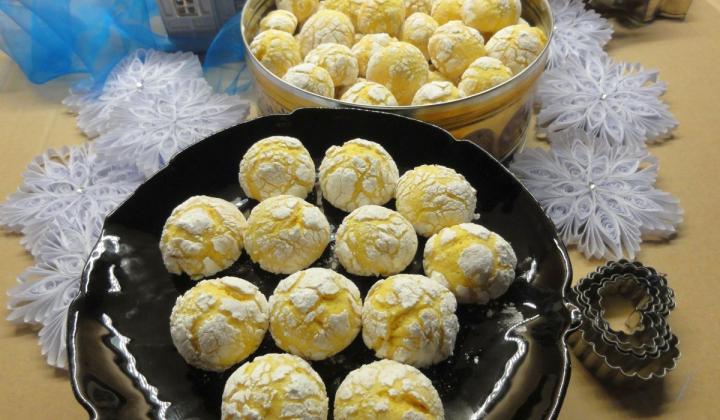 Jak upéct citronové pusinky s kukuřičnou moukou | recept na vánoční cukroví