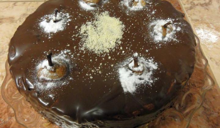 Jak upéct čokoládový dort s hruškami | recept