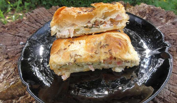 Jak upéct závin z listového těsta s liškami | recept s houbami Jak upéct závin z listového těsta s liškami | recept s houbami