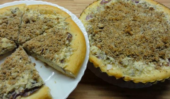 Jak upéct slaný koláč s Nivou | recept Jak upéct slaný koláč s Nivou | recept