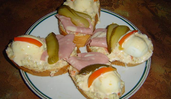 Jak připravit obložené chlebíčky | recepty