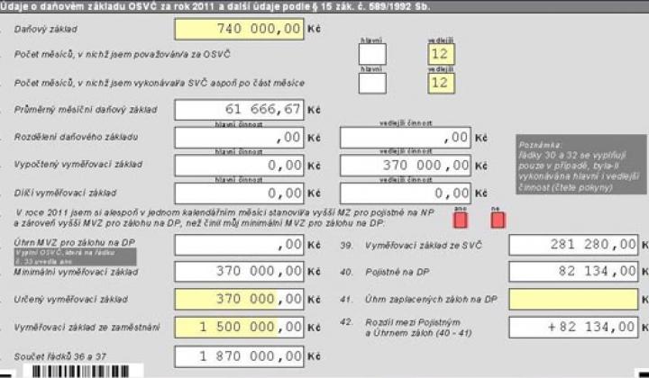 Jak vyplnit Přehled o příjmech a výdajích OSVČ za rok 2013 pro OSSZ | rady