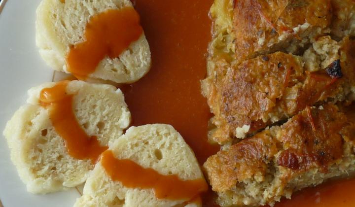 Jak udělat dobrý houskový knedlík z nekynutého těsta | recept