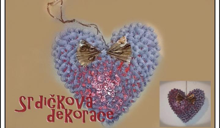 Jak vyrobit srdíčkovou dekoraci na zeď | návod