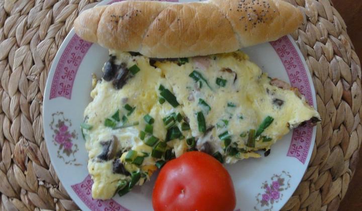 Jak udělat omeletu s houbami | recept