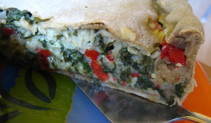 Jak na slaný koláč s mangoldem, vejci a ricottou | recept