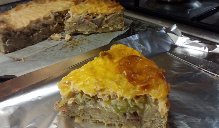 Jak upéct celozrnný quiche se šunkou a cuketou | recept na slaný koláč