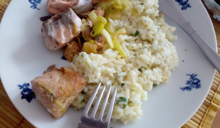 Jak připravit italské risotto s lososem | recept