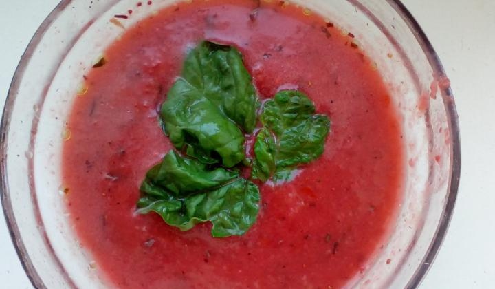 Jak na malinové gazpacho | recept