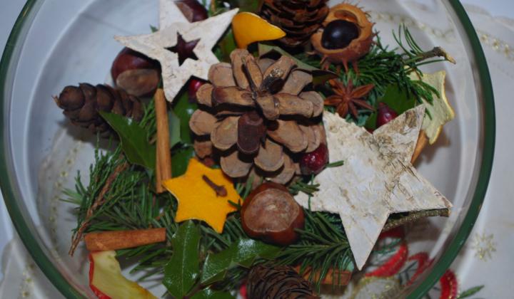 Jak vyrobit vánoční pot-pourri | návod na vánoční dekoraci