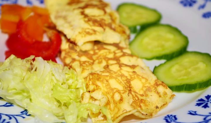 Jak připravit lehkou tvarohovou omeletu | recept