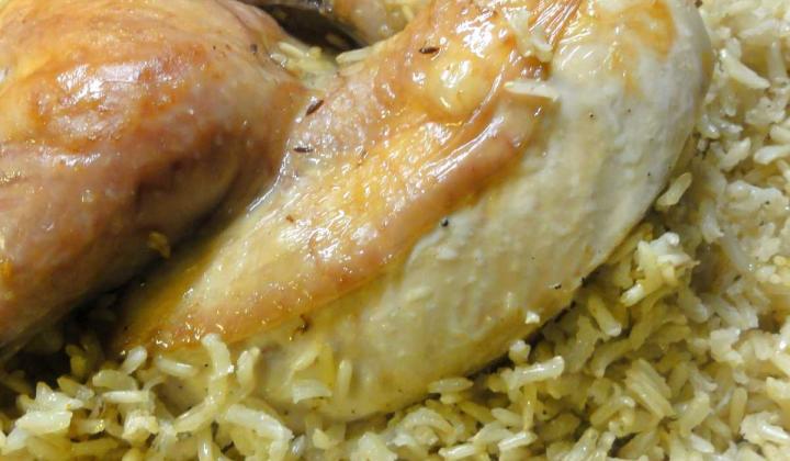 Jak zapéct kuře s rýží natural | recept