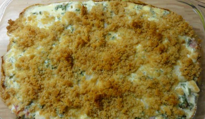 Jak zapéct květák se šunkou | recept