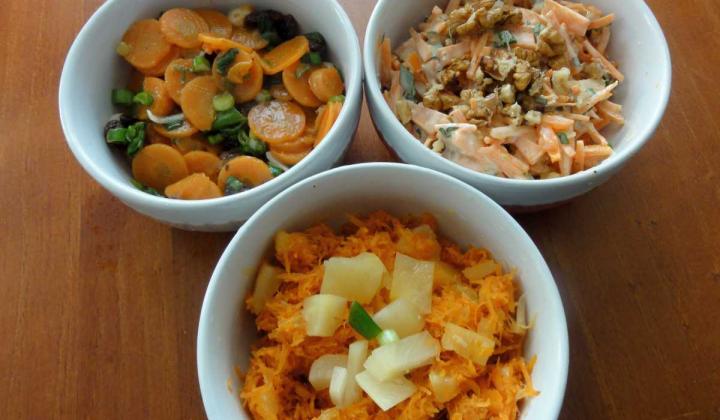 Jak připravit mrkvové saláty | 3 recepty