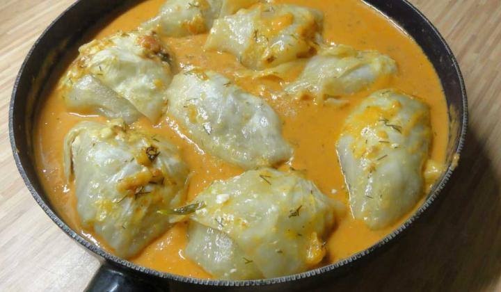 Jak uvařit golubce s rajskou omáčkou | recept