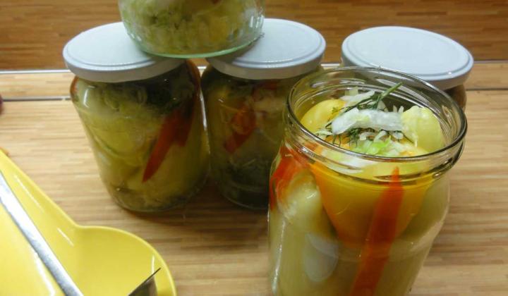 Jak naložit bílé papriky s hlávkovým zelím | recept
