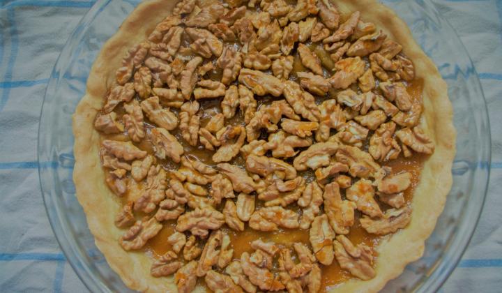 Jak upéct koláč s vlašskými ořechy a javorovým sirupem | recept