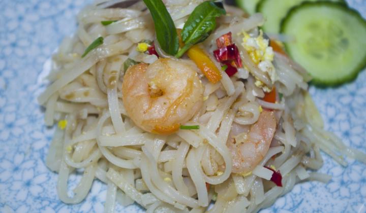 Jak připravit thajské krevetové pad thai