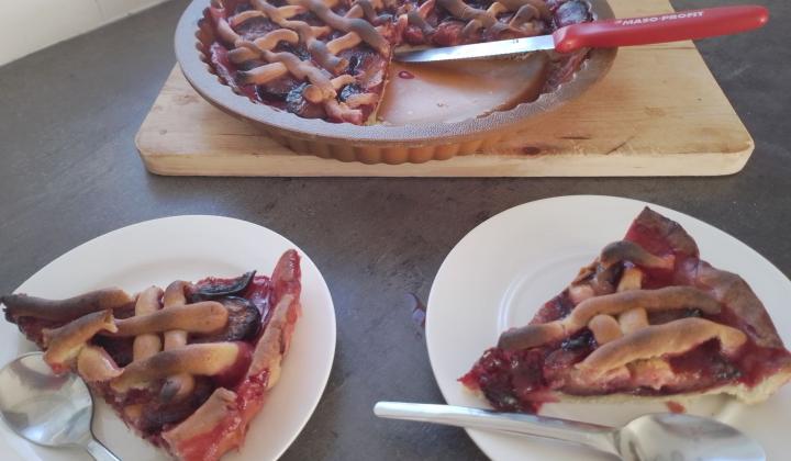 Jak upéct mřížkový linecký koláč se švestkami | recept Jak upéct mřížkový linecký koláč se švestkami | recept