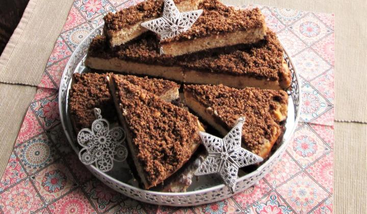 Jak upéct arašídovo-tvarohový koláč | recept ze sušenek