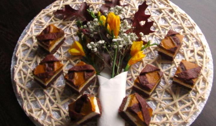 Jak na podzimní kakaový řez s tvarohovou a dýňovou nádivkou | recept