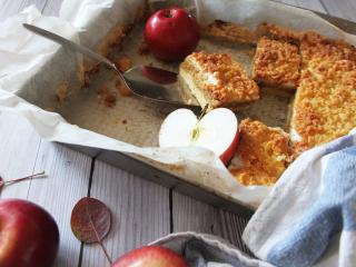 Jak upéct zdravější sypaný jablečný koláč | recept