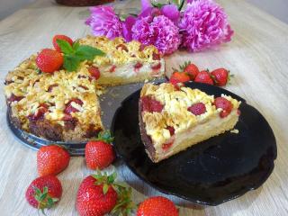 Jak upéct strouhaný ovocný koláč s tvarohem | recept i pro diabetiky Jak upéct strouhaný ovocný koláč s tvarohem | recept i pro diabetiky