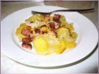 Zapečené brambory s masem | recept od Kajdy