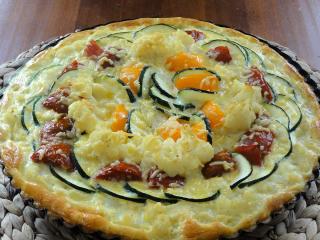 Jak upéct zeleninový quiche (koláč) se sýrem | recept