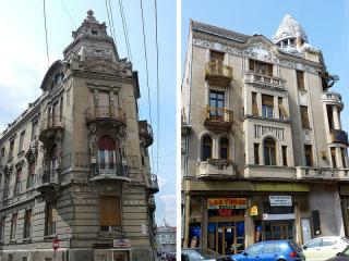 Arad patřil do Sedmihradska, a tedy do Rakouska-Uherska. Vliv Vídně je patrný na architektuře města. Málokde se vidí tak rozsáhlý soubor impozantních secesních budov jako v Aradu. Některé jsou sice v dost zuboženém stavu, ale je evidentní, že postupně procházejí rekonstrukcí. Při posunu mezi památkami je proto vhodné dívat se vzhůru, protože jen nejvýznamnější secesní stavby jsou na mapce označeny. V některých ulicích to je tak, že co dům, to stavební skvost.