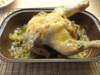 Jak upéct kuře s jáhlovou nádivkou | pečení kuřete