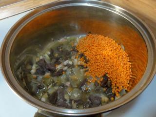 Jak uvařit polévku z hub a červené čočky