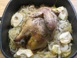 Jak upéct dietní kuře na kysaném zelí | recept