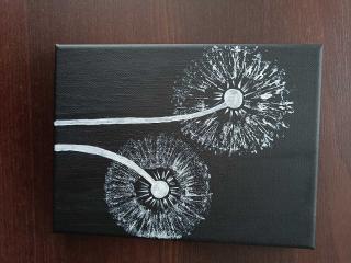 Jak snadno vyrobit obrázek odkvetlé pampelišky | DIY Jak snadno vyrobit obrázek odkvetlé pampelišky | DIY