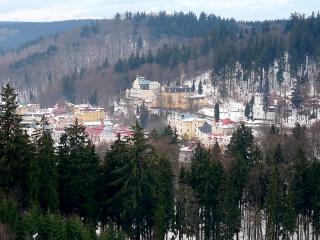 V Mariánských Lázních je vzhledem k jejich poloze a výšce chladněji, a to i v letních měsících. Na větrovku či pláštěnku by turista neměl zapomenout. Na druhou stranu údolím proudící vzduch zajišťuje stále čisté a optimálně vhlké ovzduší, čemuž přispívají i lesy kolem a parky ve městě. Příznivé klima pocítí zejména alergici a astmatici – je jim tam dobře.