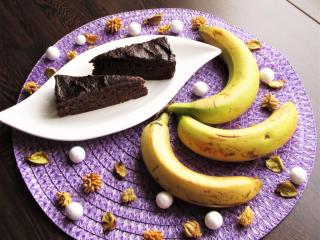 Jak na cizrnový dortík s banány a krémem | recept bez lepku